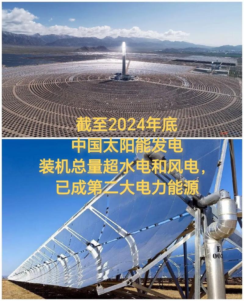 中國太陽能發電裝機總量超越水電與風電，躍居第二大電力能源